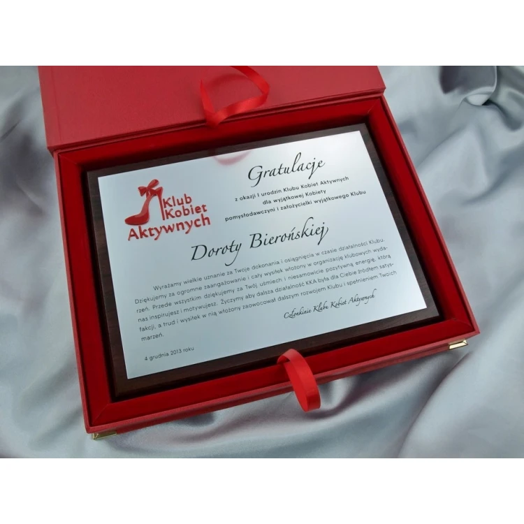 Diploma with Acrylic Logo - SL032