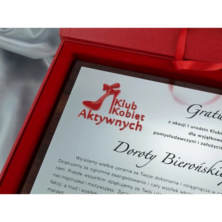 Diploma with Acrylic Logo - SL032
