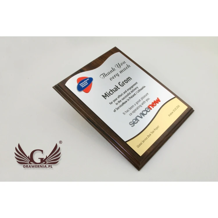 ACRYLIC LOGO DIPLOMA - LASER CUT - SL048