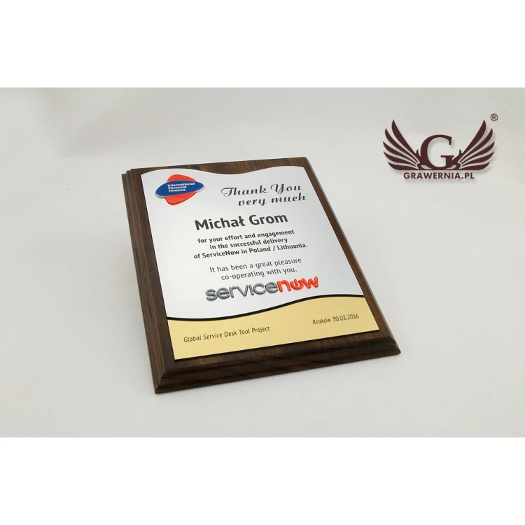 ACRYLIC LOGO DIPLOMA - LASER CUT - SL048