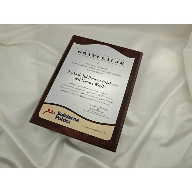ACRYLIC LOGO DIPLOMA - LASER CUT - SL026