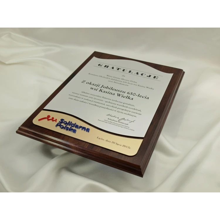 ACRYLIC LOGO DIPLOMA - LASER CUT - SL026