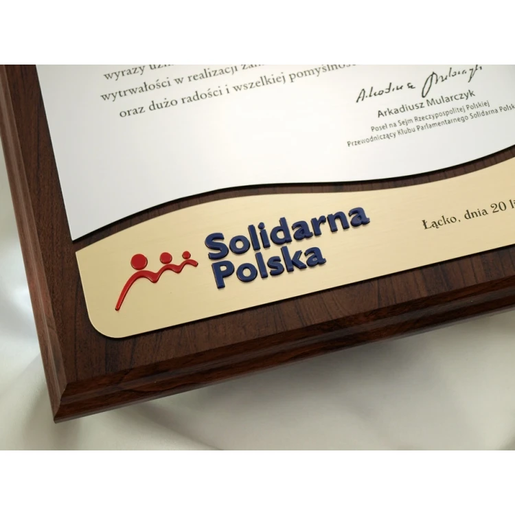 ACRYLIC LOGO DIPLOMA - LASER CUT - SL026