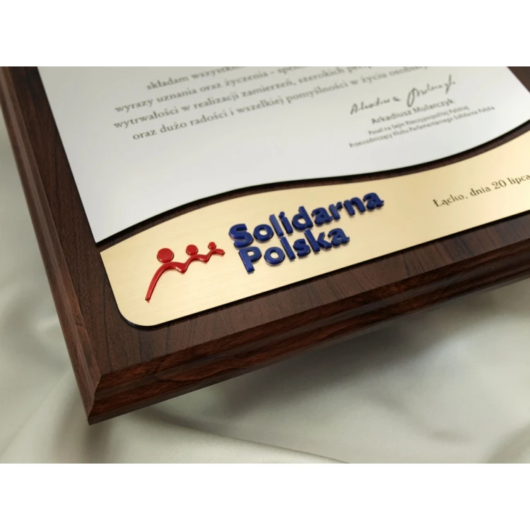ACRYLIC LOGO DIPLOMA - LASER CUT - SL026