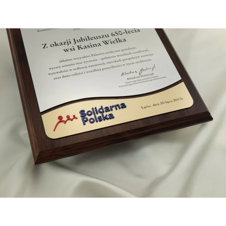 ACRYLIC LOGO DIPLOMA - LASER CUT - SL026