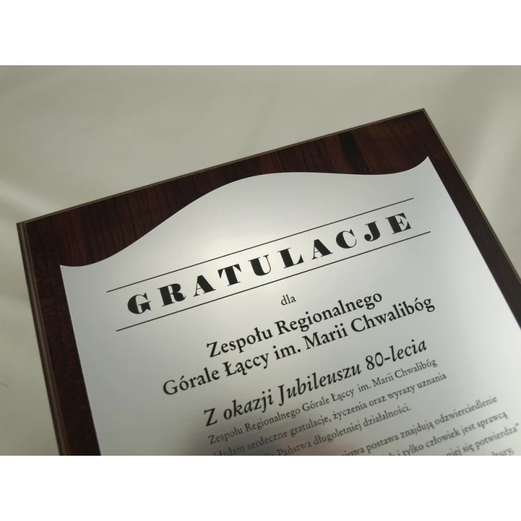 ACRYLIC LOGO DIPLOMA - LASER CUT - SL026