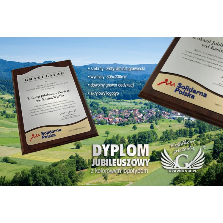 ACRYLIC LOGO DIPLOMA - LASER CUT - SL026