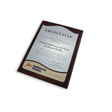 ACRYLIC LOGO DIPLOMA - LASER CUT - SL026