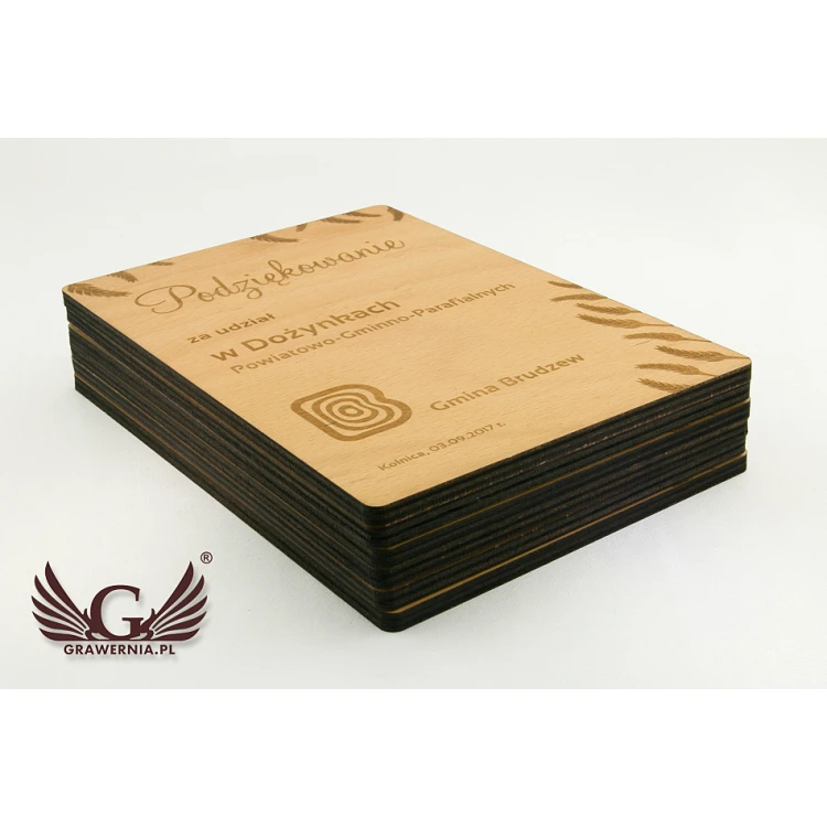 Wooden Diploma for Any Occasion (A5) - DRE002