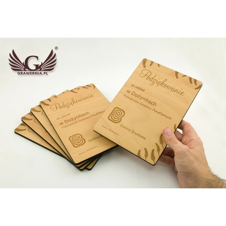 Wooden Diploma for Any Occasion (A5) - DRE002