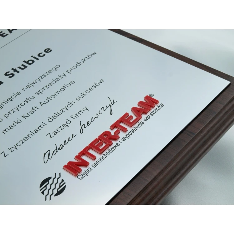 Diploma with two embossed logos - SL030