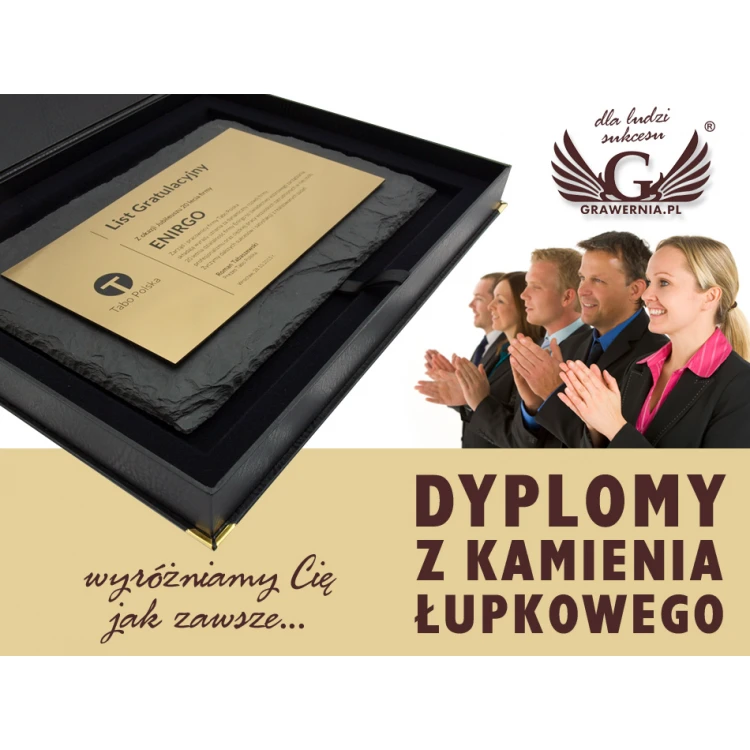 Slate Stone Diploma - DK001 - Horizontal
