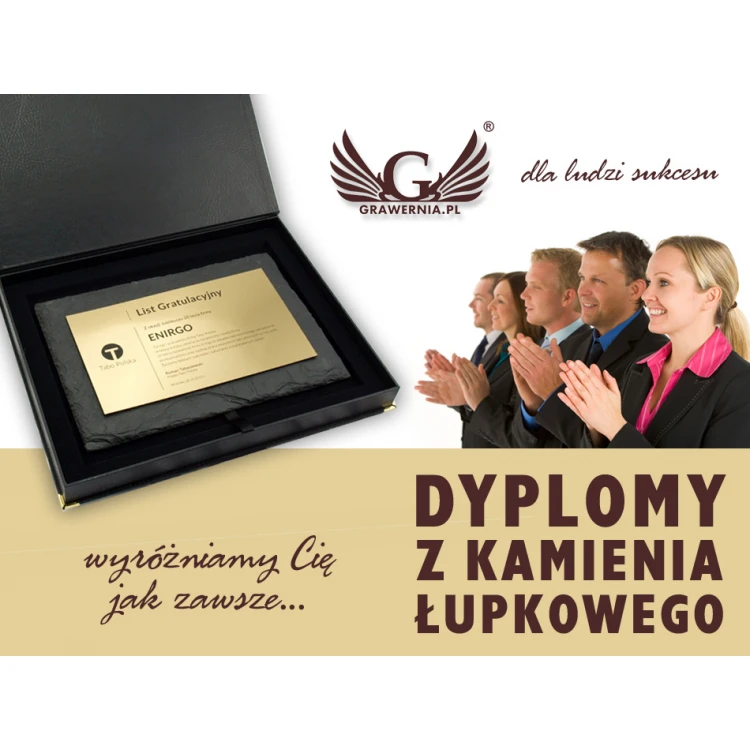 Slate Stone Diploma - DK001 - Horizontal