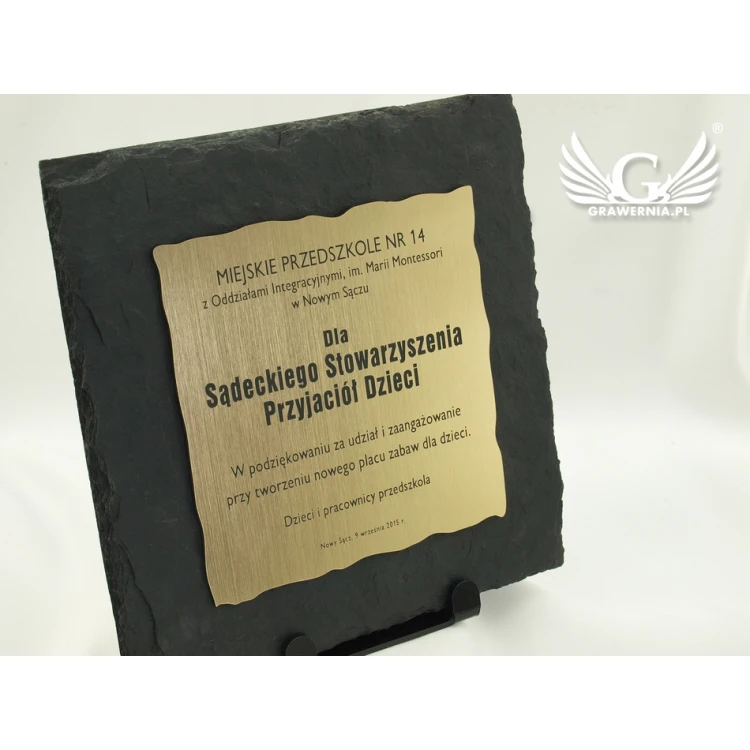 Slate Stone Diploma - DK002 - Square