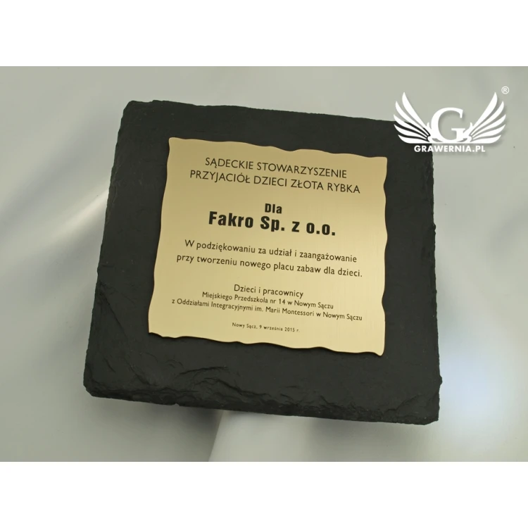 Slate Stone Diploma - DK002 - Square