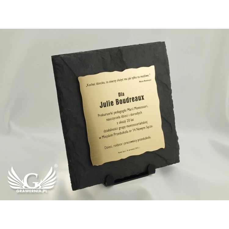 Slate Stone Diploma - DK002 - Square
