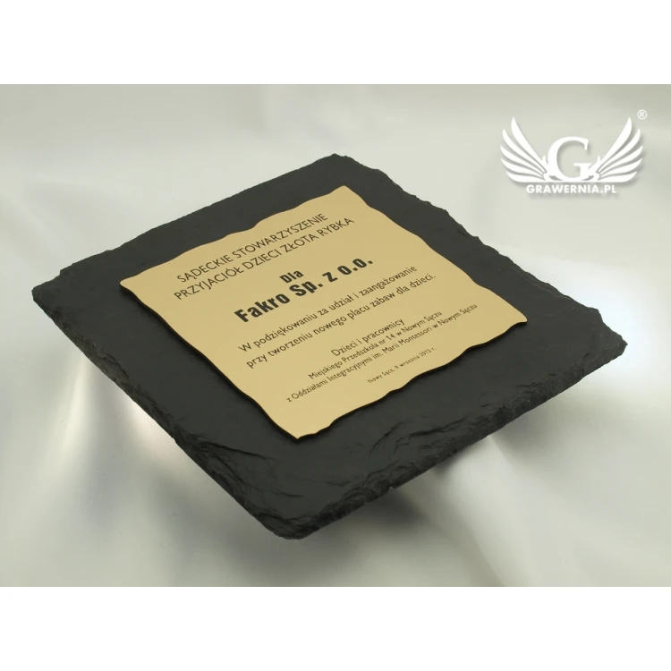 Slate Stone Diploma - DK002 - Square