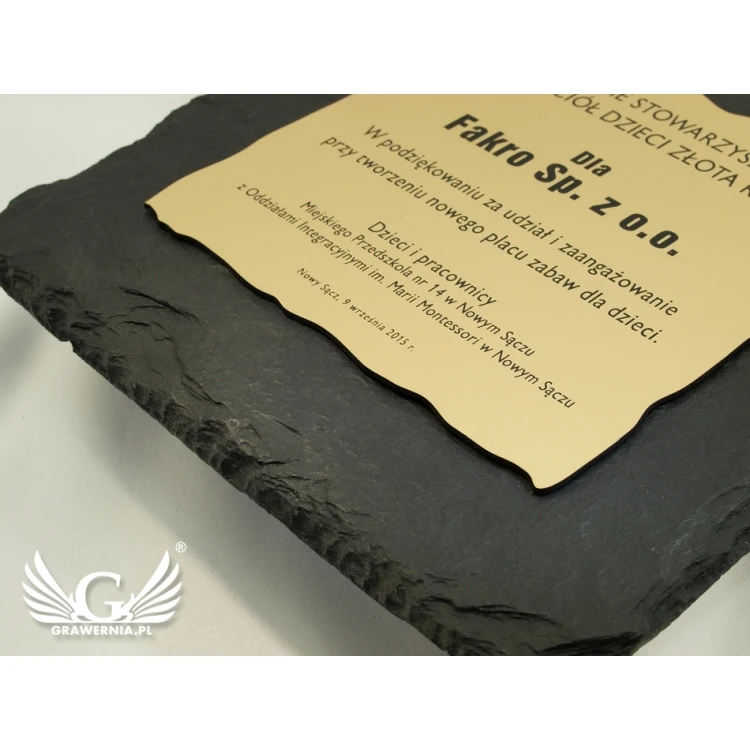 Slate Stone Diploma - DK002 - Square
