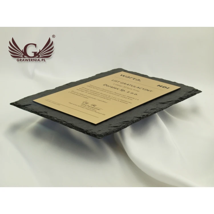 Slate Stone Diploma - DK003 - Vertical