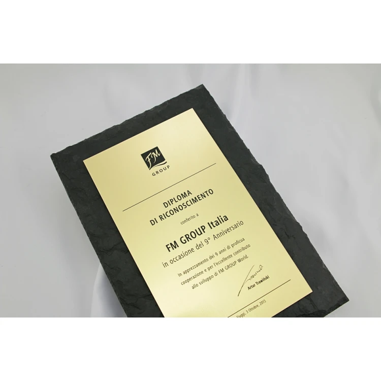 Slate Stone Diploma - DK003 - Vertical