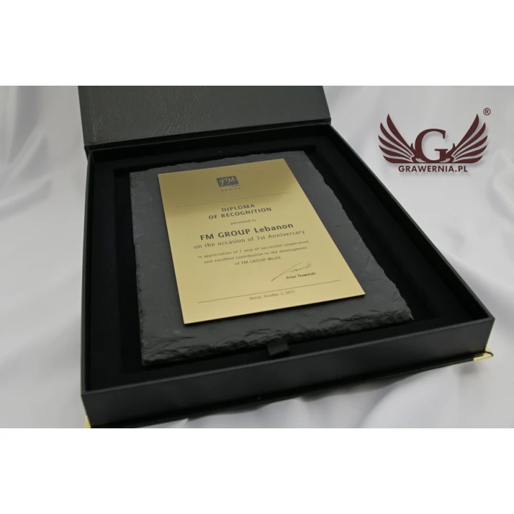 Slate Stone Diploma - DK003 - Vertical