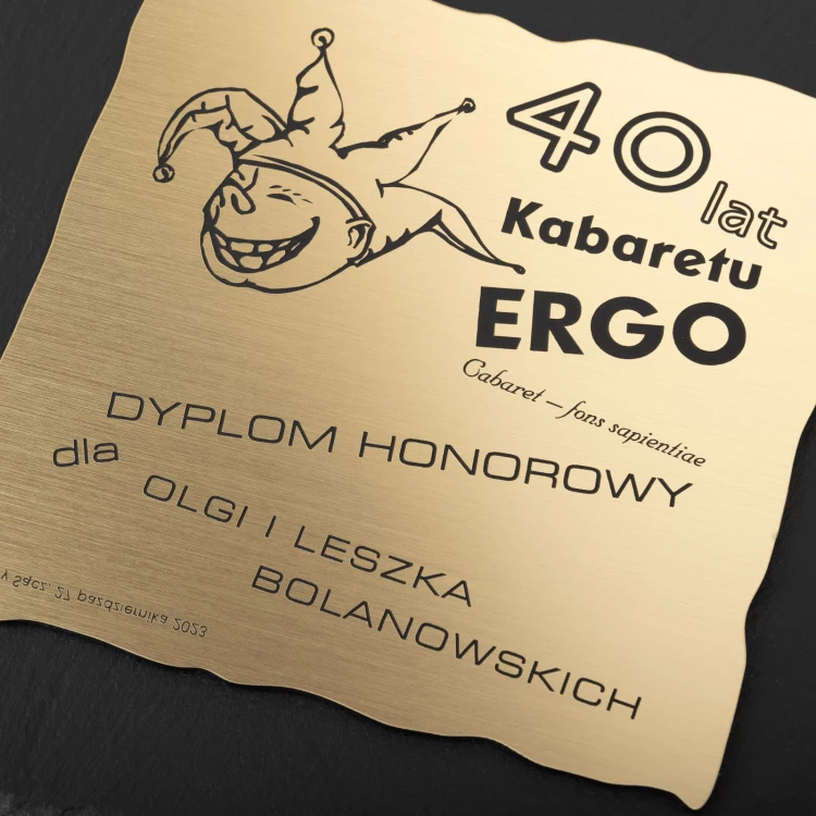 Slate Stone Diploma - Square - Laser Engraving - DK008