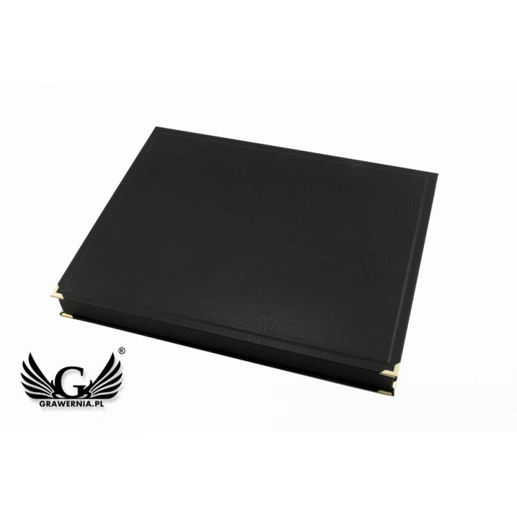 Slate Stone Diploma with 1.6mm Brass - Two Medals and Plaque - DK004