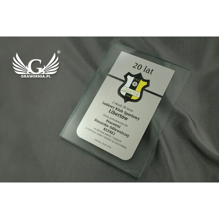 Diploma for the 20th Anniversary - UV Print - DUV005