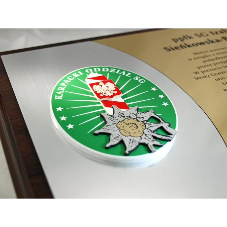 Diploma for Promotion - Border Guard, Military, Police - SL023