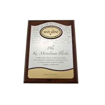 DIPLOMA WITH SIGNATURES OF CHILDREN'S CHOIR - SL060