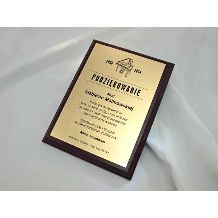 DIPLOMA MD2 - gold - thank you for the teacher - DS035