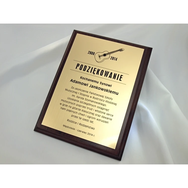 DIPLOMA MD2 - gold - thank you for the teacher - DS035
