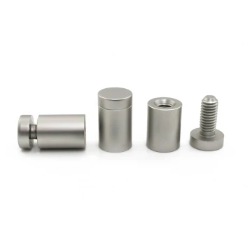Aluminium Spacer for Plaques and Nameplates - Grey - Diameter 19mm - DDS017