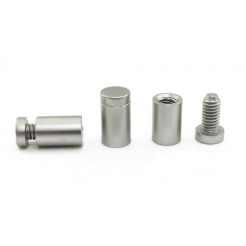 Aluminium Spacer for Plaques and Nameplates - Grey - Diameter 13mm - DDS018