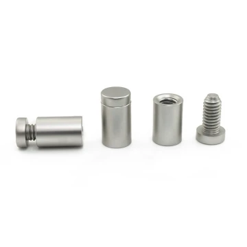 Aluminium Spacer for Plaques and Nameplates - Grey - Diameter 13mm - DDS018