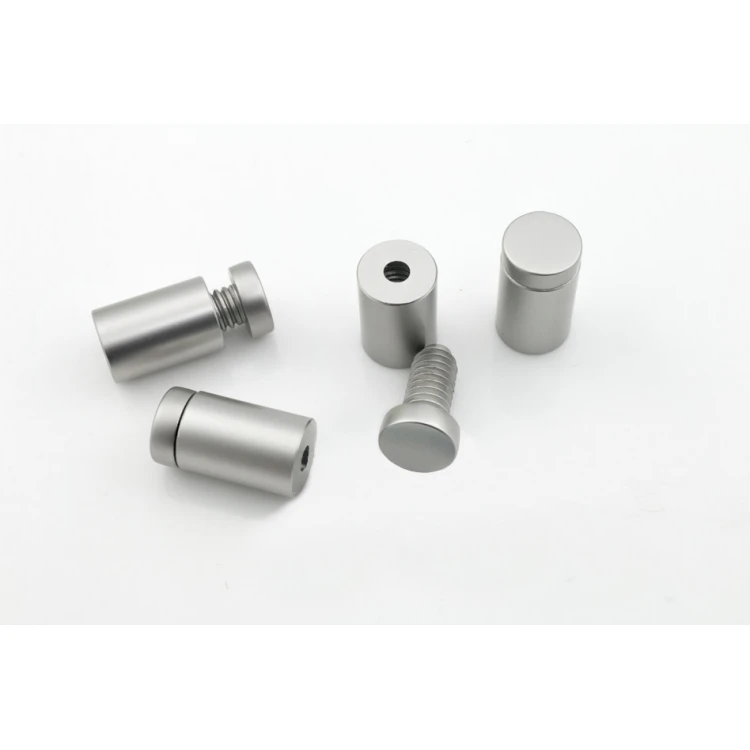 Aluminium Spacer for Plaques and Nameplates - Grey - Diameter 13mm - DDS018