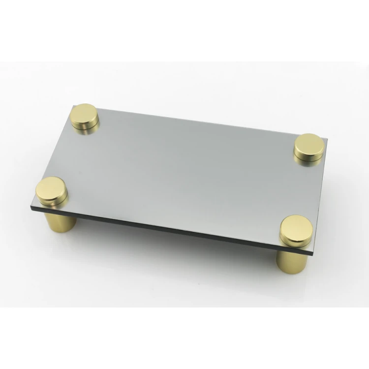 Aluminium Spacer for Plaques and Nameplates - Bright Gold - Diameter 13mm - DDS033