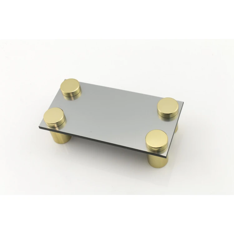 Aluminium Spacer for Plaques and Nameplates - Bright Gold - Diameter 19mm - DDS032