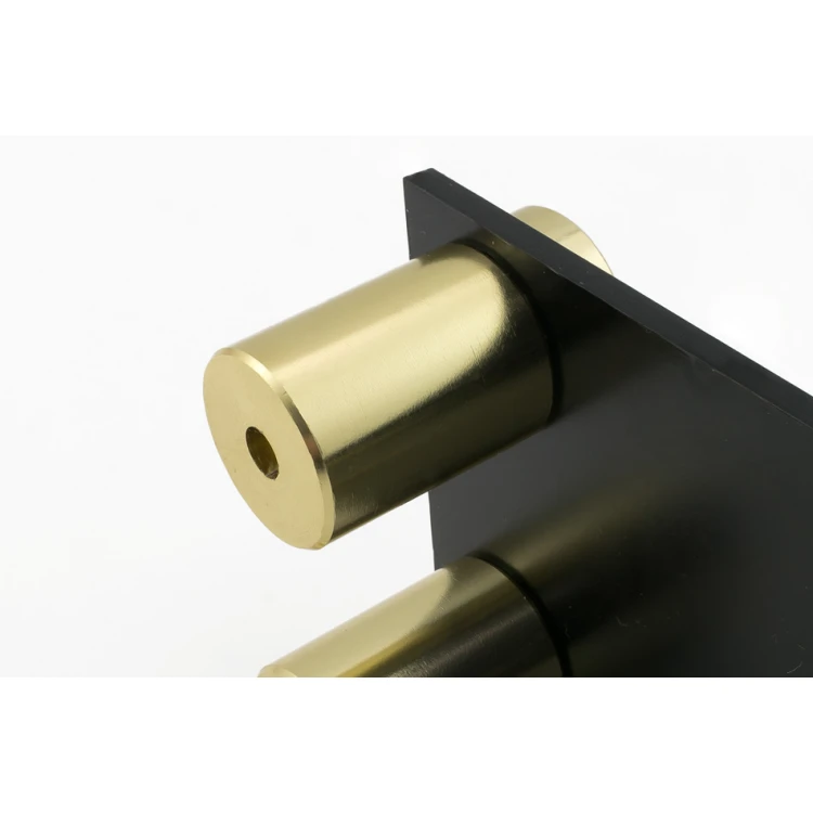 Aluminium Spacer for Plaques and Nameplates - Bright Gold - Diameter 19mm - DDS032