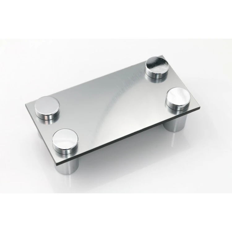 Aluminium Spacer for Plaques and Nameplates - Silver Chromed - Diameter 19mm - DDS036