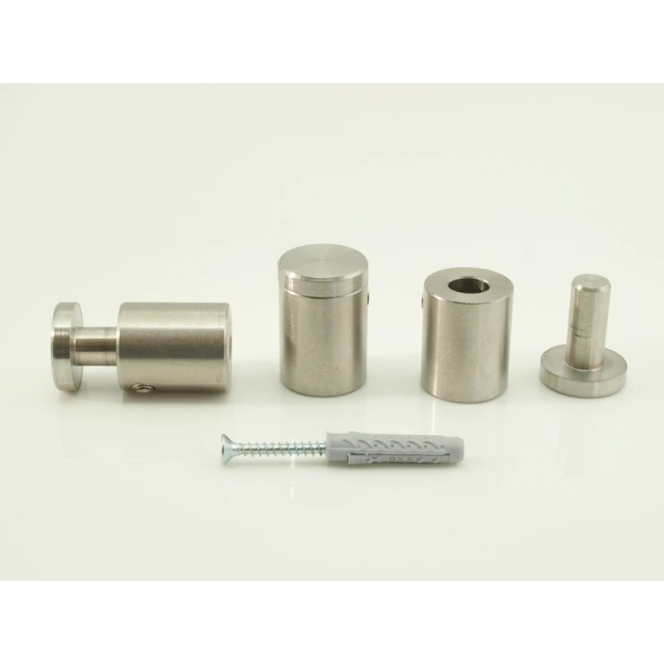 Spacer for plaques and nameplates - steel - diameter 18mm
