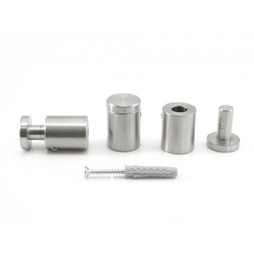 Spacer for plaques and nameplates - steel - diameter 18mm