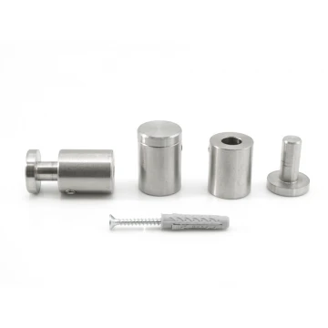 Spacer for plaques and nameplates - steel - diameter 18mm