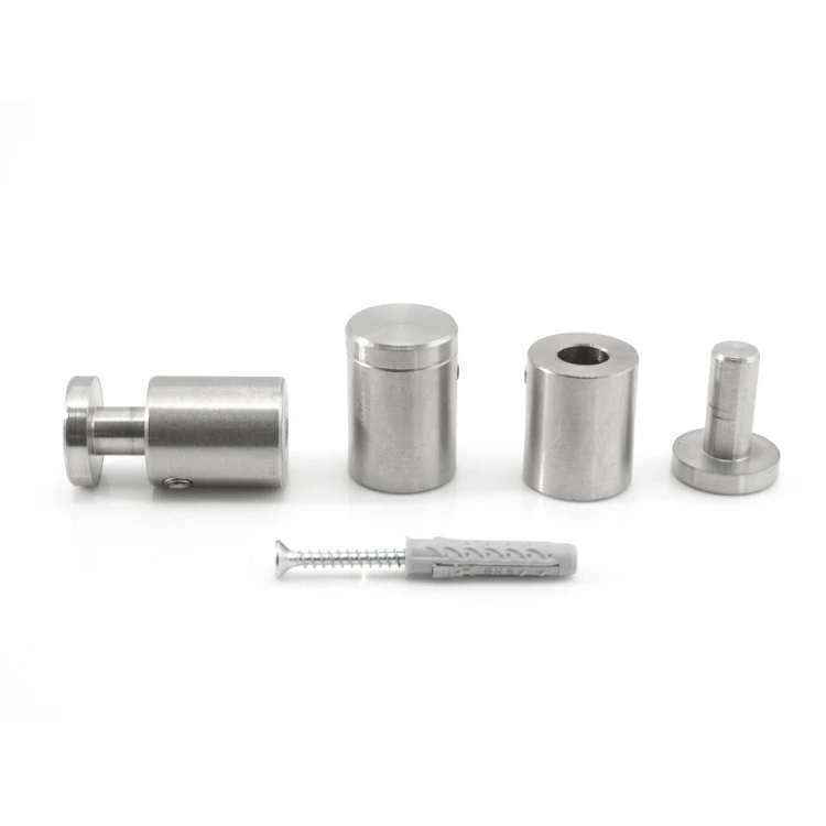 Spacer for plaques and nameplates - steel - diameter 18mm