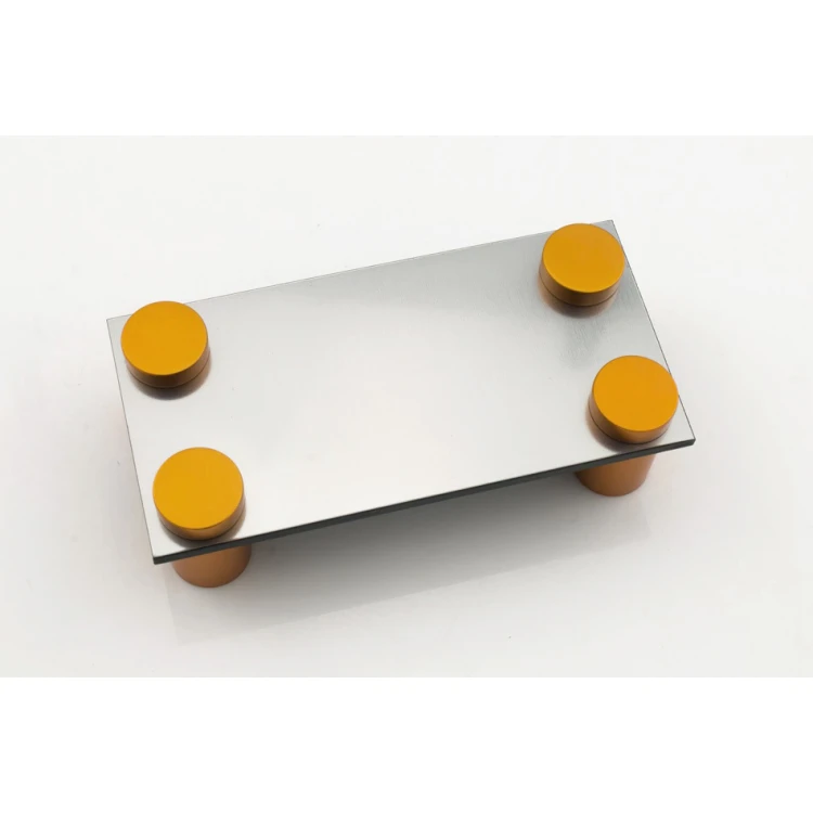 Aluminium Spacer for Plaques and Nameplates - Gold - Diameter 19mm - DDS019