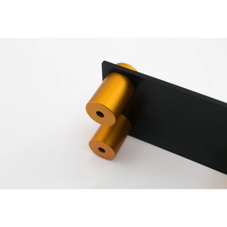 Aluminium Spacer for Plaques and Nameplates - Gold - Diameter 19mm - DDS019