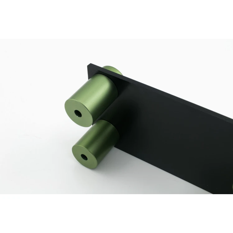 Aluminium Spacer for Plaques and Nameplates - Green - Diameter 19mm - DDS021