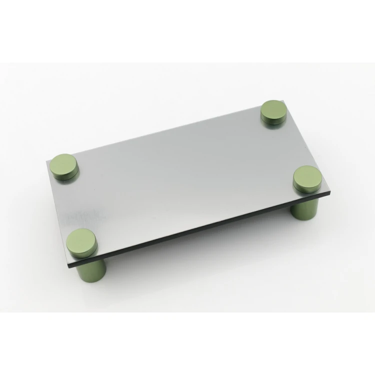Aluminium Spacer for Plaques and Nameplates - Green - Diameter 13mm - DDS022