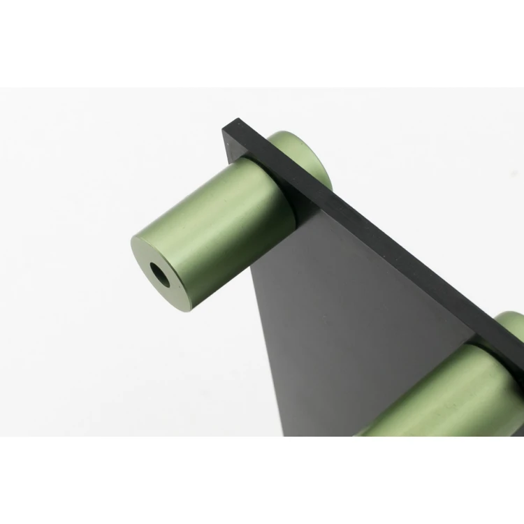 Aluminium Spacer for Plaques and Nameplates - Green - Diameter 13mm - DDS022