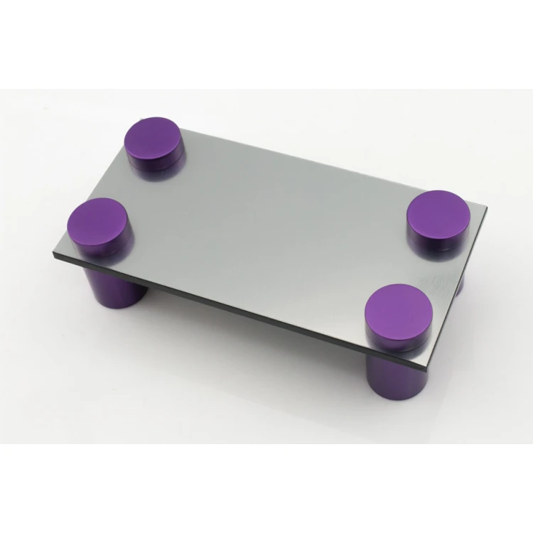 Aluminium Spacer for Plaques and Nameplates - Purple - Diameter 19mm - DDS023